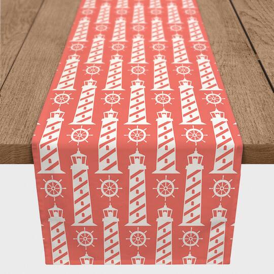 Light Houses Indoor/Outdoor Table Runner